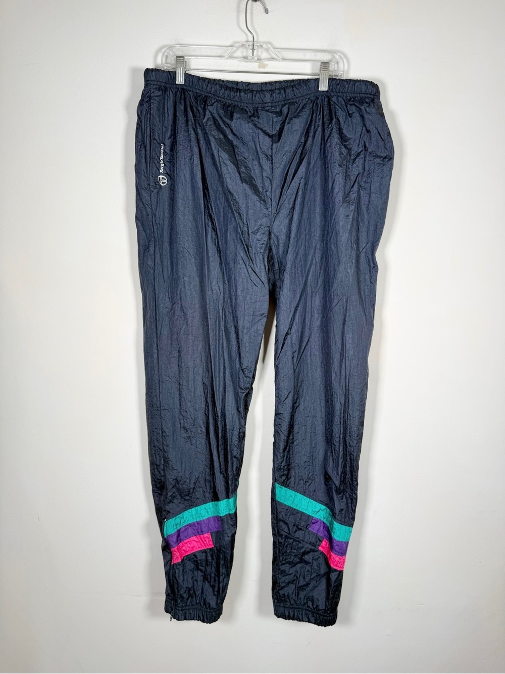 Sergio Tacchini Men’s Vintage Size 40 Designed in Italy Windbreaker Pants